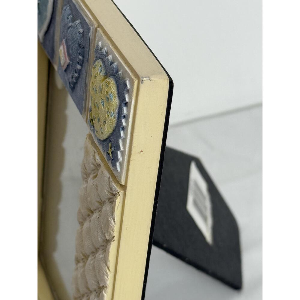 Commisseur Multicolor Patchwork Heart Quilted Photo Frame 3.5 x 5 - Picture 5 of 8